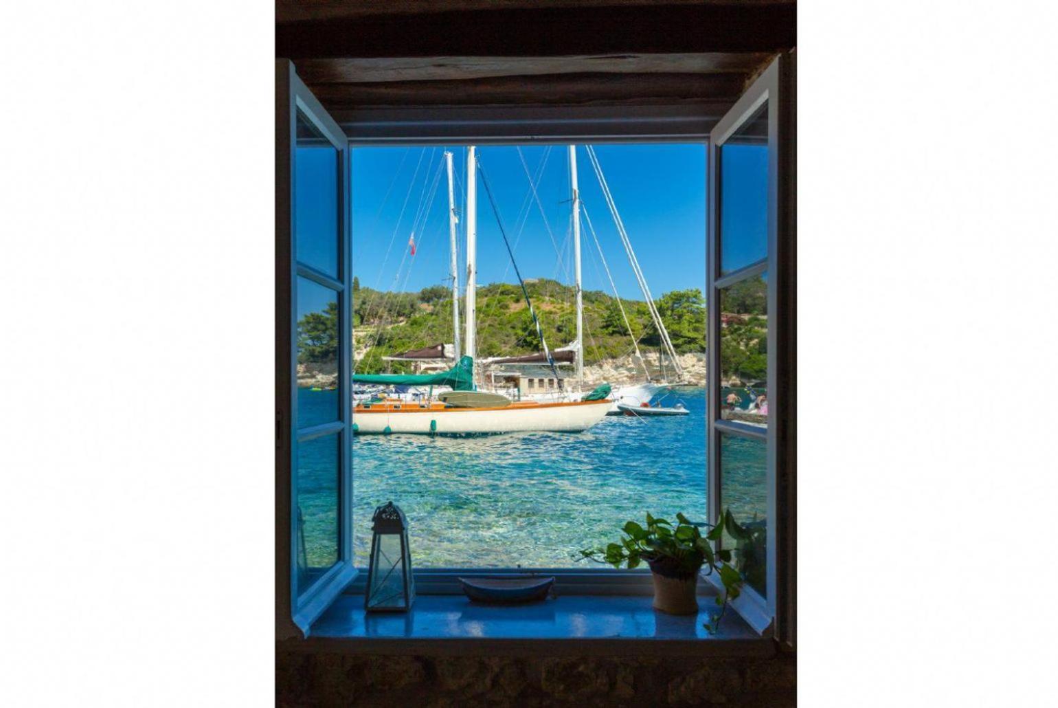 Appartamento Spiros Jetty House Longós Esterno foto